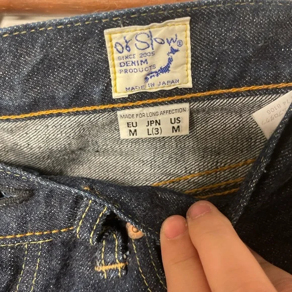 Orslow 107 Men's selfedge jeans 34W